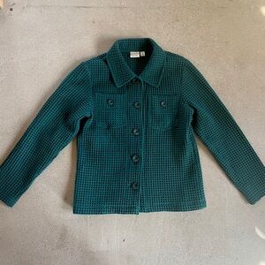 Cabela’s Women’s Emerald Green Waffle Chore Button Jacket